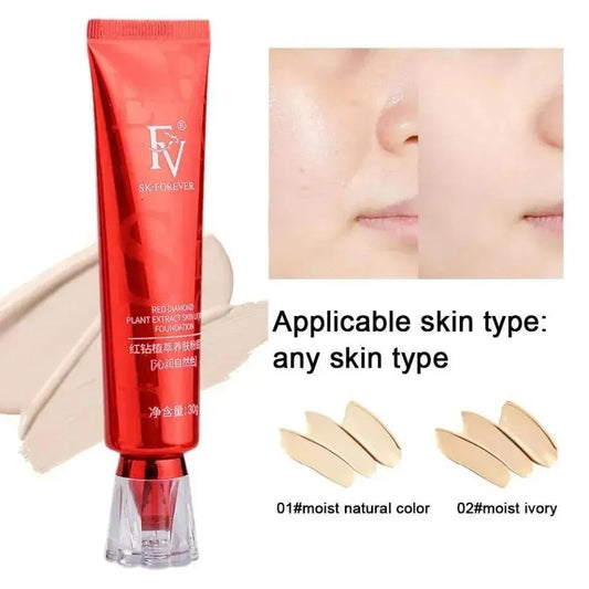 2 in 1 Makeup & Skincare Bundle, Flicka Glowy Primer + FV Foundation