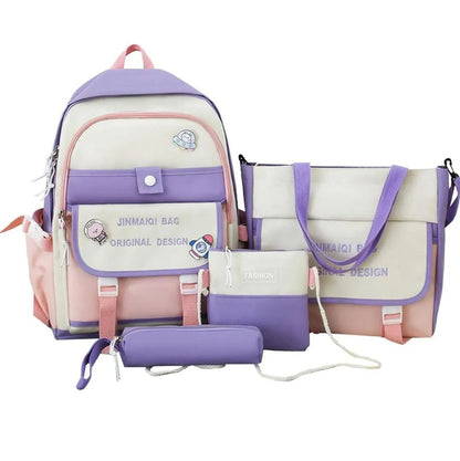 Casual Backpack Set